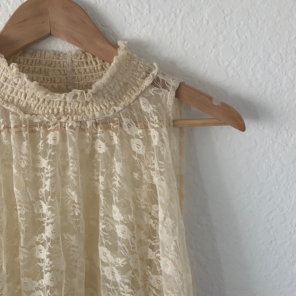 Free People lace blouse